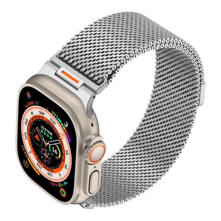 Vitality Coarse Mesh Milan Magnetic Watch Band, For Apple Watch 42 / 44 / 45 / 46 / 49mm
