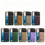 Multi-function Holder MagSafe PU Phone Case, For iPhone 17 Pro Max, For iPhone 17 Pro, For iPhone 17, For iPhone  Air