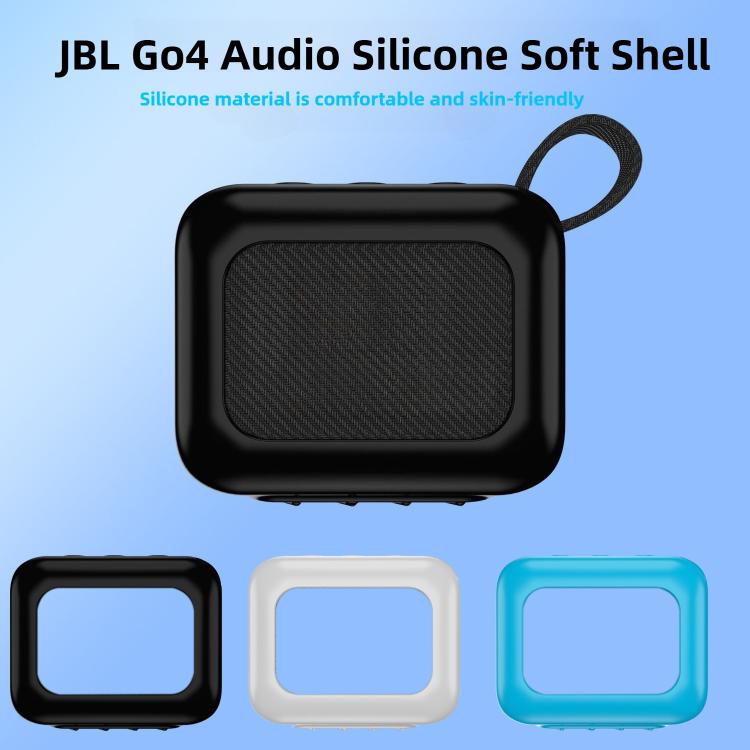For JBL GO4 Outdoor Bluetooth Speaker Soft Silicone Drop-Proof Protective Case