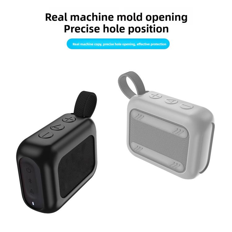 For JBL GO4 Outdoor Bluetooth Speaker Soft Silicone Drop-Proof Protective Case