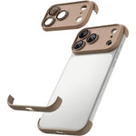 Ultra-thin Frameless TPU Four Corner Airbags Shockproof Phone Case with Lens Film, For iPhone 17 Pro Max, For iPhone 17 Pro, For iPhone 17, For iPhone Air
