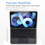 غطاء حماية مغناطيسي مدمج مع لوحة مفاتيح ماجيك مع لوحة لمس، لجهاز iPad Air 11 2025 / 2024 / Pro 11