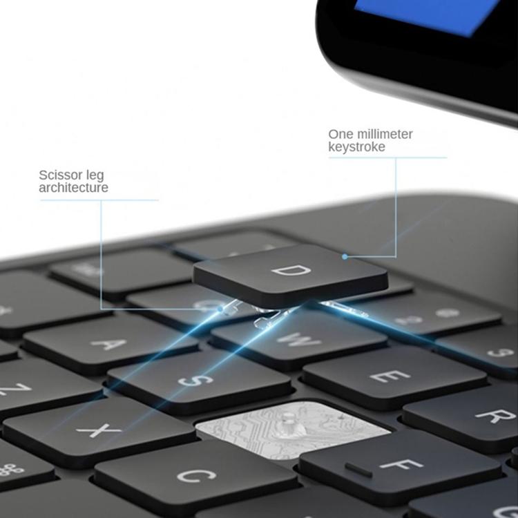 غطاء حماية مغناطيسي مدمج مع لوحة مفاتيح ماجيك مع لوحة لمس، لجهاز iPad Air 11 2025 / 2024 / Pro 11