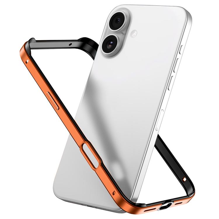 Metal Hybrid Silicone Four-Corner Shockproof Cooling Phone Frame Case, For iPhone 17 Pro Max, For iPhone 17 Pro, For iPhone 17, For iPhone Air