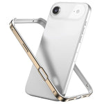Metal Hybrid Silicone Four-Corner Shockproof Cooling Phone Frame Case, For iPhone 17 Pro Max, For iPhone 17 Pro, For iPhone 17, For iPhone Air
