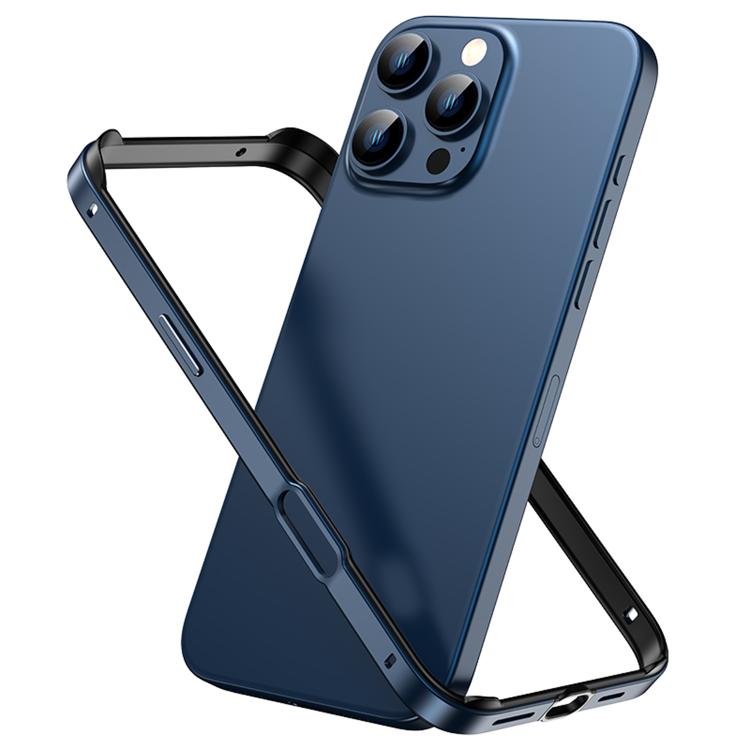 Metal Hybrid Silicone Four-Corner Shockproof Cooling Phone Frame Case, For iPhone 16 Pro Max, For iPhone 16 Pro, For iPhone 16 Plus, For iPhone 16