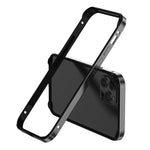 غطاء إطار هاتف مبرد مقاوم للصدمات بأربع زوايا من السيليكون الهجين المعدني، لهواتف iPhone 15 Pro Max، iPhone 15 Pro، iPhone 15 Plus، iPhone 15