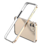 غطاء إطار هاتف مبرد مقاوم للصدمات بأربع زوايا من السيليكون الهجين المعدني، لهواتف iPhone 15 Pro Max، iPhone 15 Pro، iPhone 15 Plus، iPhone 15