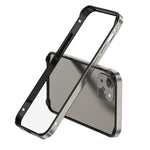 غطاء إطار هاتف مبرد مقاوم للصدمات بأربع زوايا من السيليكون الهجين المعدني، لهواتف iPhone 15 Pro Max، iPhone 15 Pro، iPhone 15 Plus، iPhone 15