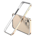 Metal Hybrid Silicone Four-Corner Shockproof Cooling Phone Frame Case, For iPhone 14 Plus, For iPhone 14, For iPhone 14 Pro, For iPhone 14 Pro Max