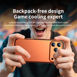 Metal Hybrid Silicone Four-Corner Shockproof Cooling Phone Frame Case, For iPhone 14 Plus, For iPhone 14, For iPhone 14 Pro, For iPhone 14 Pro Max