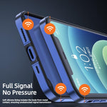 Metal Hybrid Silicone Four-Corner Shockproof Cooling Phone Frame Case, For iPhone 16 Pro Max, For iPhone 16 Pro, For iPhone 16 Plus, For iPhone 16
