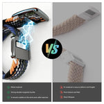 Modern Style Magnetic Buckle Woven Nylon Watch Band, For Apple Watch 46mm / 49mm / 45mm / 44mm, For Apple Watch 42mm / 41mm / 40mm / 38mm