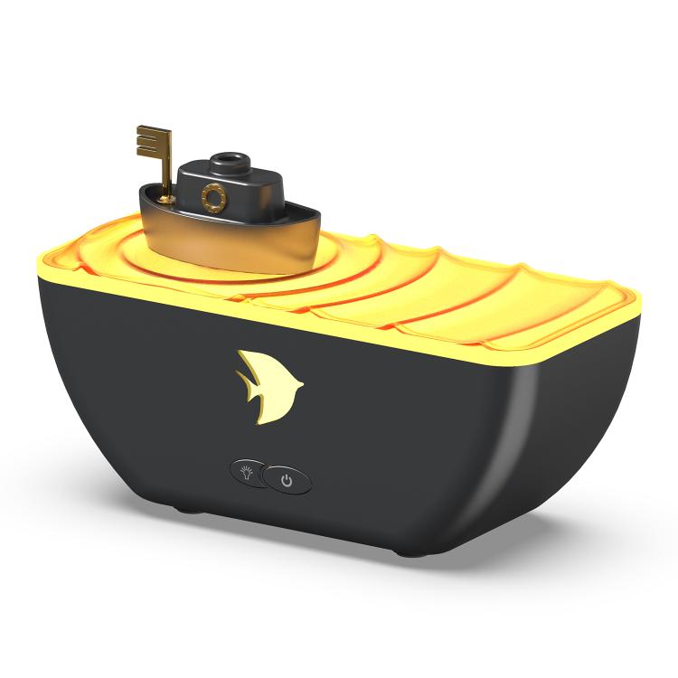 Ultrasonic Humidifier Creative Little Boat Aromatherapy Diffuser, Little Boat