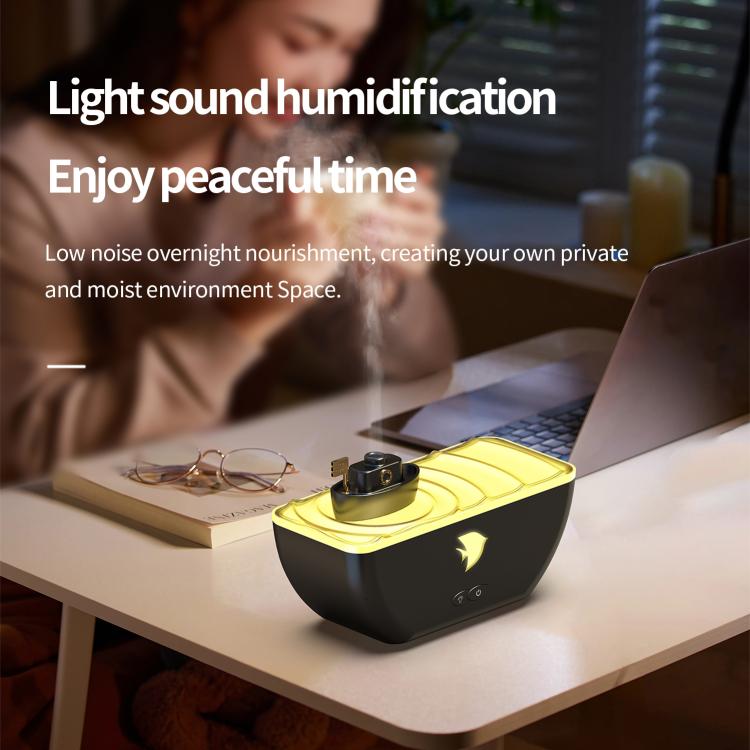 Ultrasonic Humidifier Creative Little Boat Aromatherapy Diffuser, Little Boat