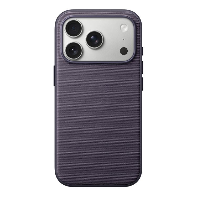 Official Tech Fabric Texture Side-Stick TPU Magnetic Phone Case, No AI Camera Button, For iPhone 17 Pro Max, For iPhone 17 Pro, For iPhone 17, For iPhone Air, For iPhone 16 Pro Max, For iPhone 16 Pro, For iPhone 16, For iPhone 15 Pro Max
