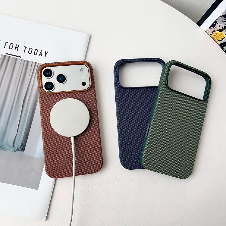 Official Tech Fabric Texture Side-Stick TPU Magnetic Phone Case, No AI Camera Button, For iPhone 17 Pro Max, For iPhone 17 Pro, For iPhone 17, For iPhone Air, For iPhone 16 Pro Max, For iPhone 16 Pro, For iPhone 16, For iPhone 15 Pro Max