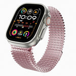 Molecular Arrangement Magnetic Stainless Steel Watch Band, For Apple Watch 46mm / 49mm / 45mm / 44mm, For Apple Watch 42mm / 41mm / 40mm / 38mm
