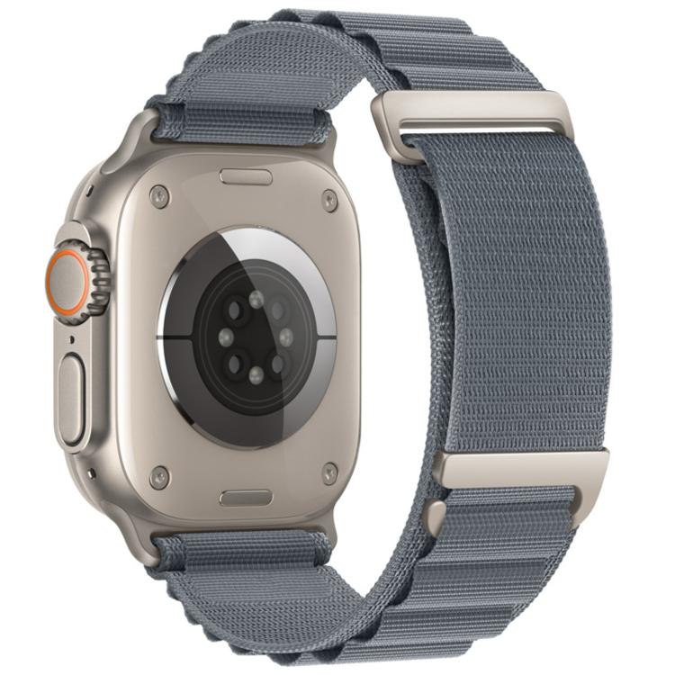 C Buckle Two-Section High Mountain Loop Nylon Watch Band, For Apple Watch 46mm / 49mm / 45mm / 44mm, For Apple Watch 42mm / 41mm / 40mm / 38mm