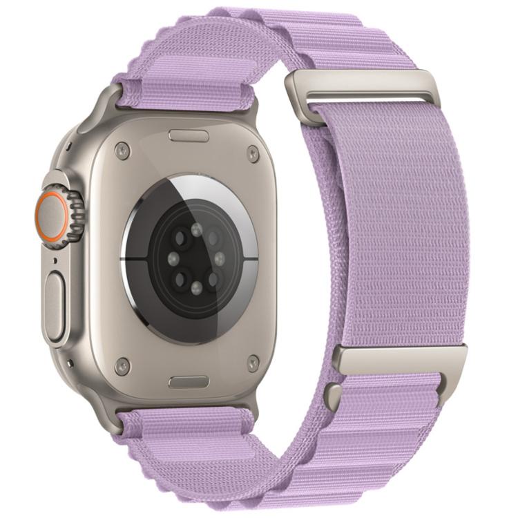 C Buckle Two-Section High Mountain Loop Nylon Watch Band, For Apple Watch 46mm / 49mm / 45mm / 44mm, For Apple Watch 42mm / 41mm / 40mm / 38mm