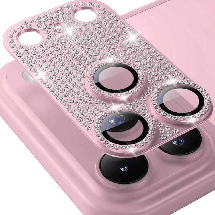 ENKAY Hat-Prince Blink Diamond Camera Lens Aluminium Alloy Tempered Glass Film, For iPhone 17 Pro Max, For iPhone 17 Pro, For iPhone 17