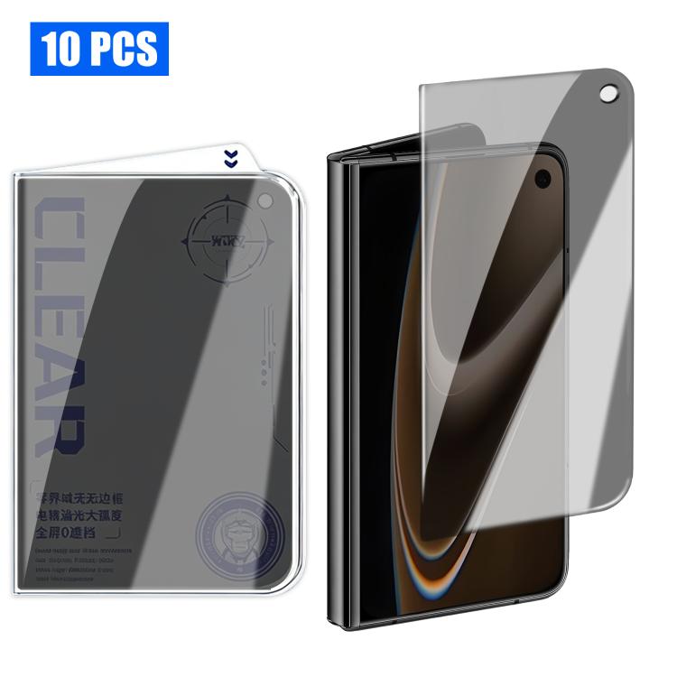 10 قطع من فيلم زجاج مقسى منحني ثلاثي الأبعاد بدون حواف مع حماية الخصوصية، لهواتف iPhone 17 Pro Max، iPhone 17 Pro، iPhone 17، iPhone Air، iPhone 16 Pro Max، iPhone 16 Pro، iPhone 16 Plus، iPhone 16، iPhone 15 Pro Max