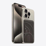 Genuine Leather Embroidered Magnetic Card Bag