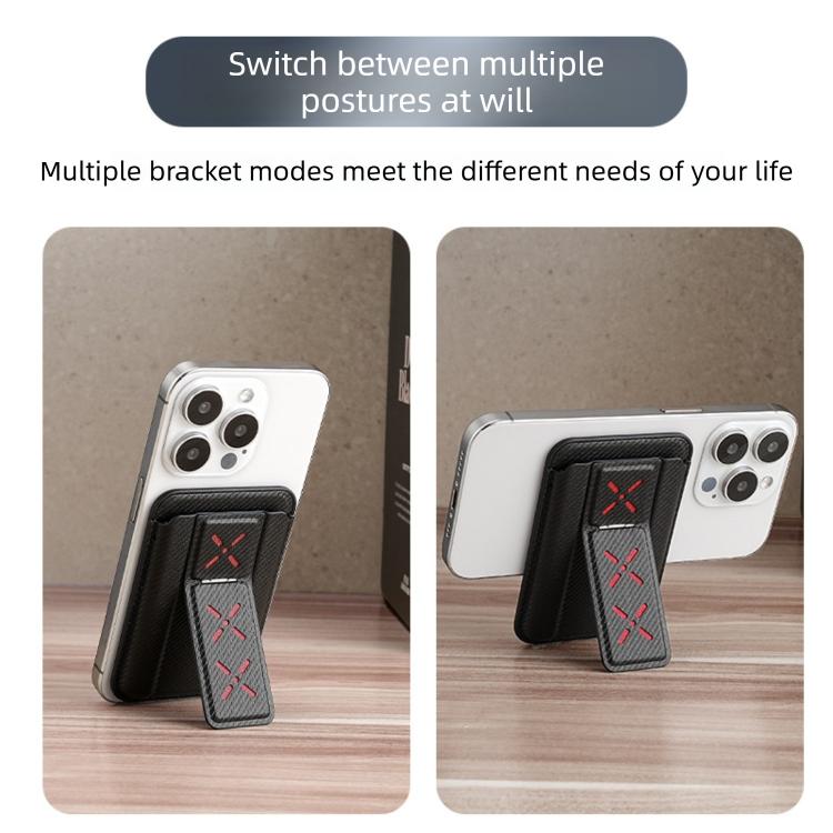 Magnetic Invisible Foldable Stand Card Bag