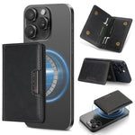 Two-Fold Magnetic Vegan Leather Card Bag