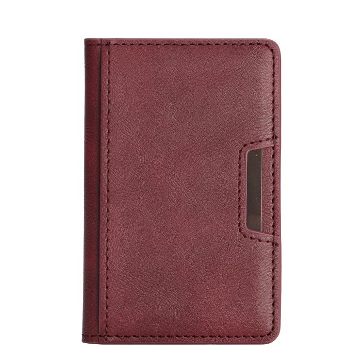 Two-Fold Magnetic Vegan Leather Card Bag