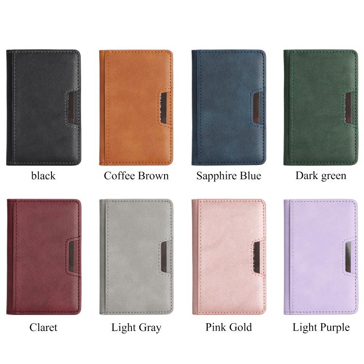 Two-Fold Magnetic Vegan Leather Card Bag