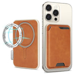 Ultra-Thin Gold-Edged Magnetic Vegan Leather Card Bag