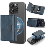 Tri-Fold Magnetic Vegan Leather Card Bag