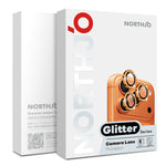 NORTHJO 1 Set Camera Lens Protector Glitter Metal Ring Film, For iPhone 17