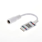 Mini RGB Bluetooth Controller Light Strip Controller For RGB LED Strip DC5V 12V 24V, Black, White