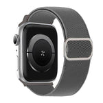 Diagonal Striped D-ring Buckle Nylon Elastic Watch Band, For Apple Watch 46mm / 49mm / 45mm / 44mm, For Apple Watch 42mm / 41mm / 40mm / 38mm