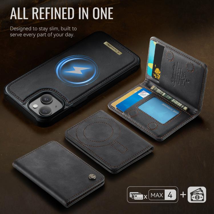CaseMe Me80 Series Detachable Wallet Magnetic RFID Vegan Leather Phone Case, For iPhone 13, For iPhone 12 / 12 Pro, For iPhone 12 Pro Max, For iPhone 11 Pro Max, For iPhone 11, For iPhone 11 Pro