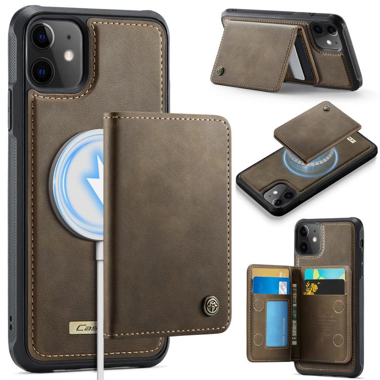 CaseMe Me80 Series Detachable Wallet Magnetic RFID Vegan Leather Phone Case, For iPhone 13, For iPhone 12 / 12 Pro, For iPhone 12 Pro Max, For iPhone 11 Pro Max, For iPhone 11, For iPhone 11 Pro