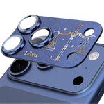 For iPhone 17 Pro Twelve Constellations Armor Integrated Full-Coverage Frosted Metal Camera Lens Film, Scorpio, Libra, Aquarius, Gemini, Pisces, Leo, Sagittarius, Capricorn, Cancer, Taurus, Virgo, Aries