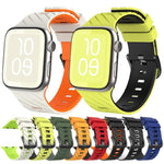 Diagonal Two-Color Silicone Watch Band, For Apple Watch 46mm / 49mm / 45mm / 44mm