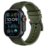 Triple-Layer Armour Silicone Watch Band, For Apple Watch 49mm / 46mm / 45mm / 44mm, For Apple Watch 42mm / 41mm / 40mm / 38mm