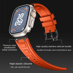 Triple-Layer Armour Silicone Watch Band, For Apple Watch 49mm / 46mm / 45mm / 44mm, For Apple Watch 42mm / 41mm / 40mm / 38mm