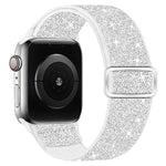 Glitter Elastic Nylon Watch Band, For Apple Watch 49mm / 46mm / 45mm / 44mm, For Apple Watch 42mm / 41mm / 40mm / 38mm
