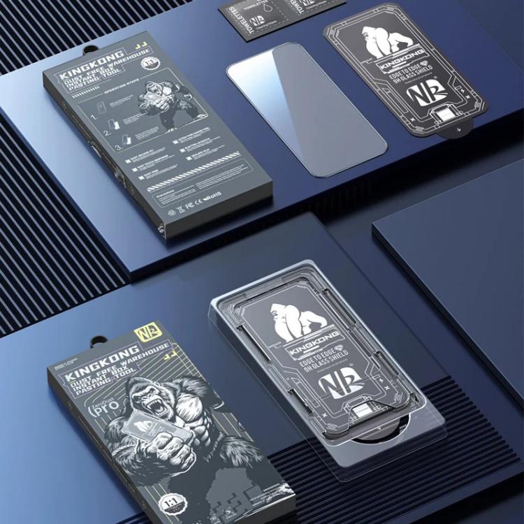 3pcs Easy Install Box Dust-Free 3D Curved Edge HD Electroplated Explosion-Proof Tempered Glass Film, For iPhone 17 Pro Max, For iPhone 17 Pro, For iPhone 17, For iPhone Air, For iPhone 16 Pro Max, For iPhone 16 Pro, For iPhone 16, For iPhone 15 Pro Max...