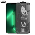 10pcs 3D Large Arc Edge Electroplated Explosion-Proof Scratch-Resistant Full-Screen 28-Degree Privacy Tempered Glass Film, For iPhone 17 Pro Max, For iPhone 17 Pro, For iPhone 17, For iPhone Air, For iPhone 16 Pro Max, For iPhone 16 Pro, For iPhone 16