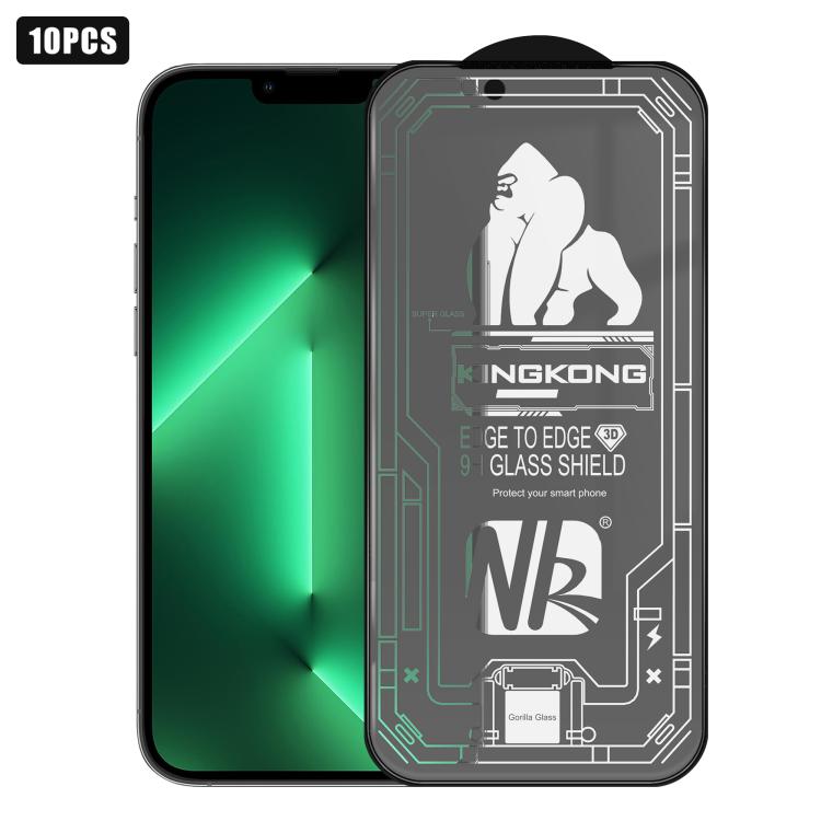 10pcs 3D Large Arc Edge Electroplated Explosion-Proof Scratch-Resistant Full-Screen Frosted HD Tempered Glass Film, For iPhone 17 Pro Max, For iPhone 17 Pro, For iPhone 17, For iPhone Air, For iPhone 16 Pro Max, For iPhone 16 Pro, For iPhone 16