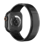 Curved Two-Tone Side-Release Stainless Steel Watch Band, For Apple Watch 49mm / 46mm / 45mm / 44mm, For Apple Watch 42mm / 41mm / 40mm / 38mm