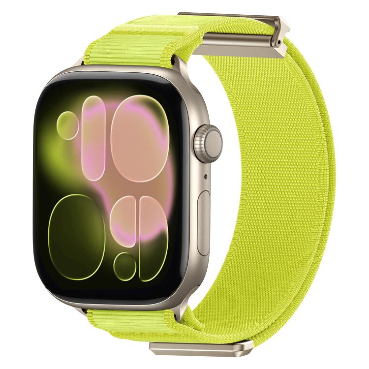 Double-Jointed Magnetic Metal-Tip Nylon Watch Band, For Apple Watch 49mm / 46mm / 45mm / 44mm, For Apple Watch 42mm / 41mm / 40mm / 38mm