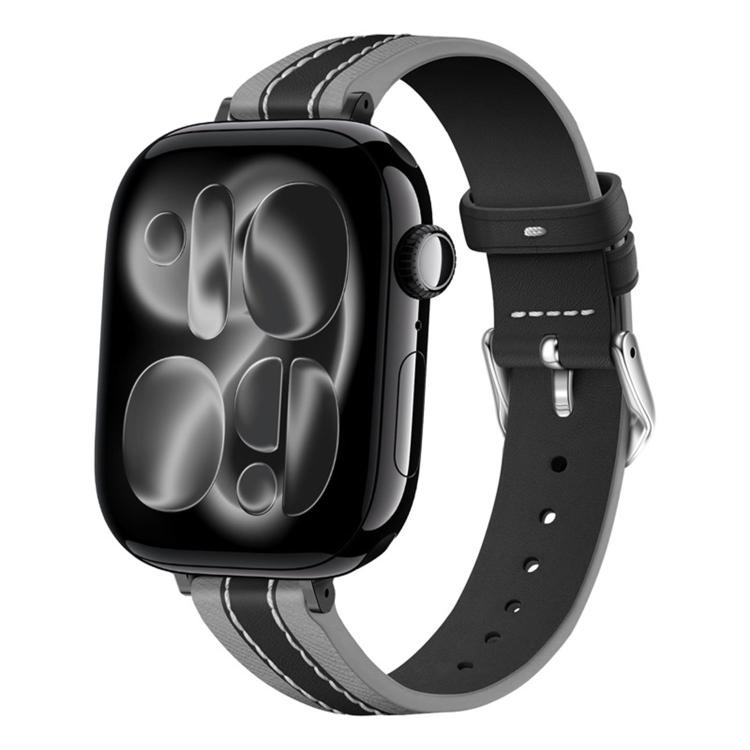 Composite Stitching Genuine Leather Watch Band, For Apple Watch 46mm / 49mm / 45mm / 44mm, For Apple Watch 42mm / 41mm / 40mm / 38mm
