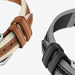 Composite Stitching Genuine Leather Watch Band, For Apple Watch 46mm / 49mm / 45mm / 44mm, For Apple Watch 42mm / 41mm / 40mm / 38mm